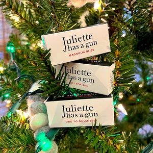 3 different Juliette Has A Gun fragrance testers